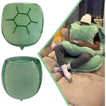 Ihana monitoiminen jättimäinen puettava kilpikonnan kuoren tyyny, sopii synteettisiin ihmisiin, aikuisten jättimäinen kilpikonnan kuoren tyyny