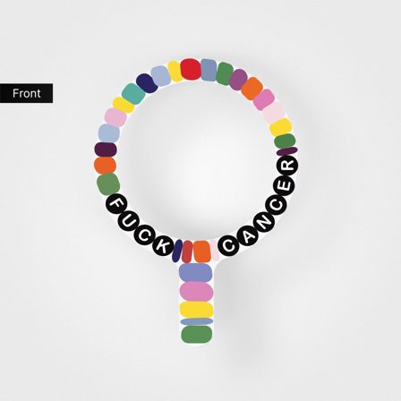 Fuck Cancer MagSafe Ring – Bold, Reusable Support, Standard