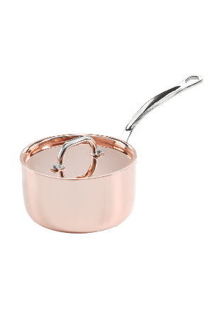 Samuel Groves Kastrull i koppar med lock 2 l för induktion Kastruller & grytor Guld 2L