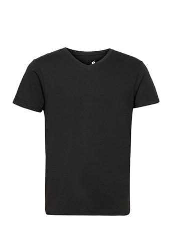 Jbs Of Denmark V-Neck Fsc T-shirts Short-sleeved Svart JBS Of Denmark