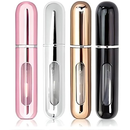 (4 väriä) 4 kpl 5 ml uudelleentäytettävä hajuvesisuihkepullo mini hajuvesipumppu sumutin kannettava matkahajuvesisuihke