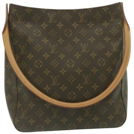 Louis Vuitton Vintage Pre-owned Looping Gm Brun, Dame Vintage Tasker, Størrelse: ONE Size