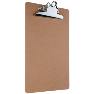 Menyholder A4 Brun med Klype