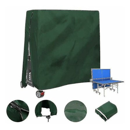 165x70x185cm Vihreä-Vedenpitävä ja pölytiivis ulkopöytätennispöytä