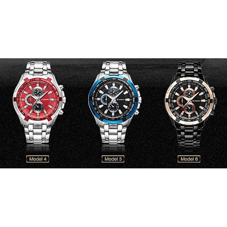 Herre-ur Casual Business Vandafvisende Kvarts Stålrem Ur