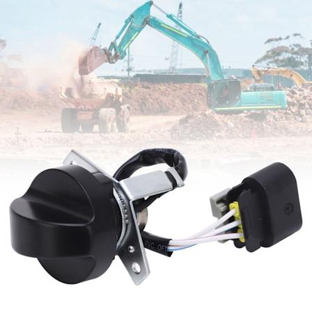 Gasspjældsmotor-Knappenkontakt Standard Størrelse Gravemaskine Gasspjældsmotor-Knap til XCMG XE60 XE75 XE135 XE150 15 Gear