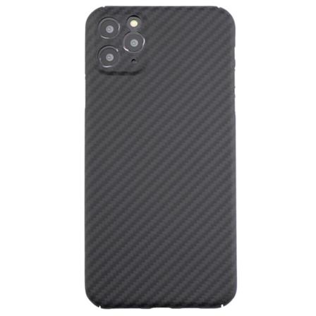 iPhone 11 Pro Max - Stilrent Skyddsskal Karbon Design Svart