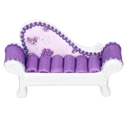 Dockskåp Miniatyr Soffa Smyckesställ Förvaringshylla för Kvinnor Flickor