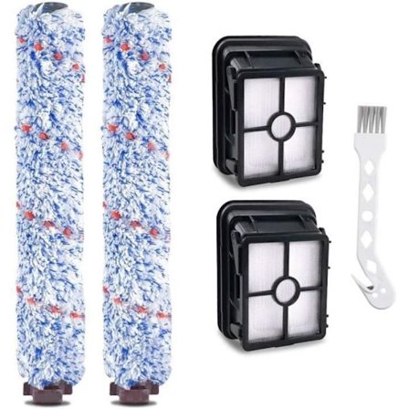 Tilbehør til Bissell Crosswave børste, rulle og filter erstatningsbørste rulle kompatibel med Bissell 17132 og 2225N serien