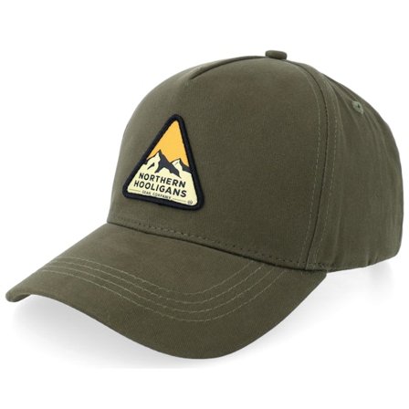 Northern Hooligans - Grön adjustable Keps - Triangle Cap Dark Moss Green A-frame Adjustable @ Hatstore