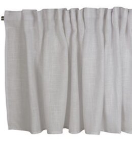 Yhdistelmänauhakappa Brooklyn yksivärinen pellava-look Valkoinen