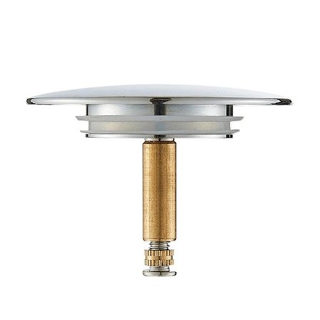 2 stk Badekar Dreibar Avløpstilkobling Vanntett Plugg Manuell Løftevask Plugg Erstatning 43mm, Sølv