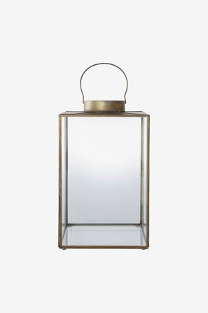 House Nordic - Lanterne Mohali - Messing - Lysestager & lanterner - Fra Homeroom