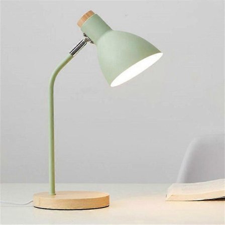 E27 Knapkontakt Træ Bordlampe Metal Skærm Skrivebordslampe Sengelampe Læselampe Boglampe Boligindretning Normal Pære