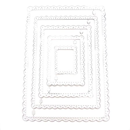 Suorakulmaiset pitsileikkurit DIY Scrapbooking Album Paper Card Stamp Making