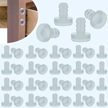 40 st glasbordsskydd med stång, genomskinliga gummiklämmor, bordsskydd för uteplats