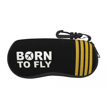 Glasögonfodral "Born to fly"
