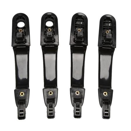 Car Stylings Forreste Bagerste Højre Venstre Sorte Udvendige Udvendige Dørhåndtag Til 2005 2006 2007 2008 2009