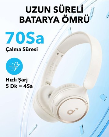 Anker H30I - White Headset Wireless