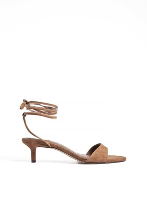 Premium Selection Suede Ankle Strap Heels - Lederschuhe - Braun - EU 37