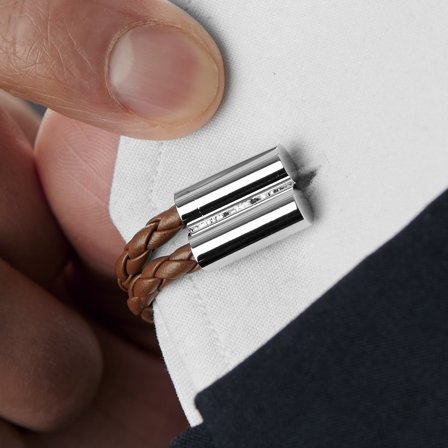 Ruskeat Tuplaketju Kalvosinnapit for Men