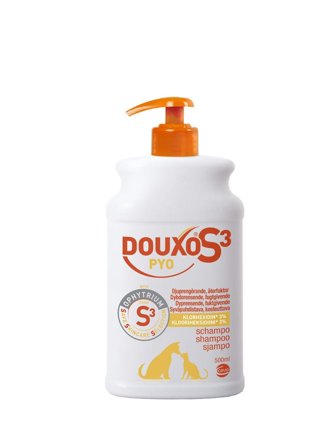Douxo S3 Pyo Shampoo til dyr 500 ml