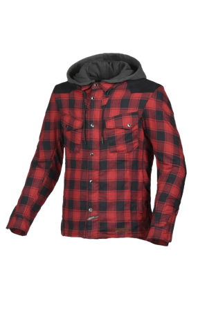 Bluza Motocyklowa Macna Inland Czerwony/Czarny L