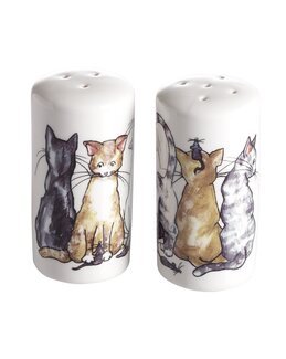 Salt och Peppar set Katt Vit - Kök - Nääsgränsgården