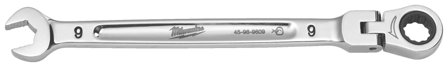 Milwaukee 4932480182 MAX BITE -räikkälenkkiavain nivelellä 9 mm, Käsityökalut