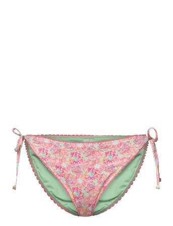 Fleurine Low-Waist Bikini Bottoms Pink Malina