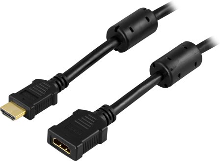 Deltaco HDMI-123 - HDMI-forlengelseskabel - 3 m