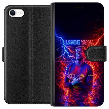 Kompatibel Tegnebogsetui til Apple iPhone 6 Portræt af Viktor Gyökeres i Arsenaltrøje med intensivt blik og mørk dramatisk baggrund