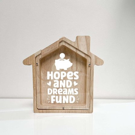 Spargris med oförskämda ord, 2024 ny trälåda spargris för män kvinnor, okrossbar sparbössa rolig sparbössa sparbössa