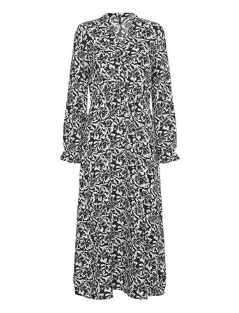 Vmsophia L/S Ankle Dress Wvn Boo Vero Moda Black