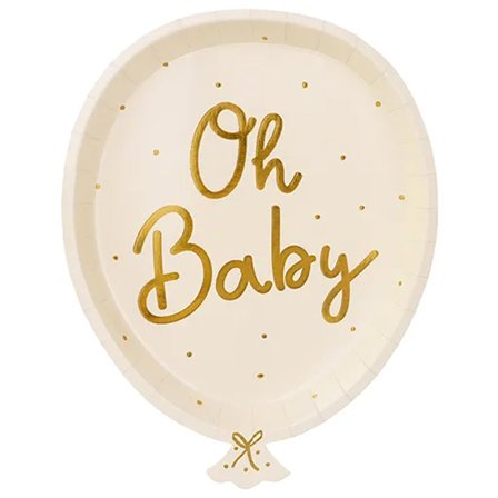 Oh baby Pappersassiette 6-pack