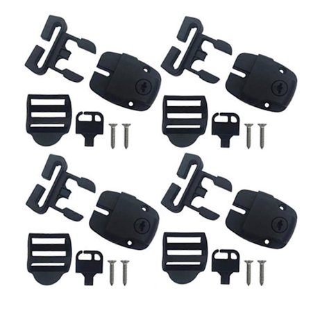 1 Set Badtunna Lock Klämmor Plast Lås Spänne Med Nyckel Ersättningstillbehör Spa Lock Rem Klämma Badkar Lock Spärr Hushållsartiklar Kaesi