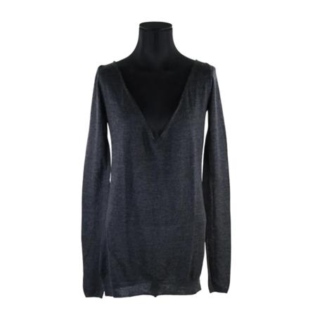 Prada Vintage, Pre-owned Polyester tops Grijs, Dames, Maat:M