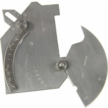 Cam Svets MG-8 Silver Mätare Svets Cam Svetsinspektionslinjal