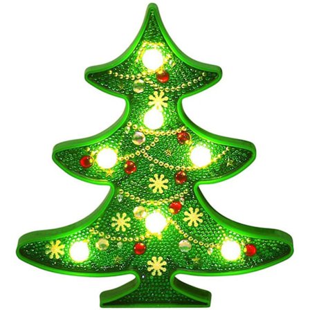 Diamond Painting Lamp, Diy Led Diamond Painting Snowman Night Light, Cute Snowman Christmas Tree Night Light For Home Decoration Christmas Gifts