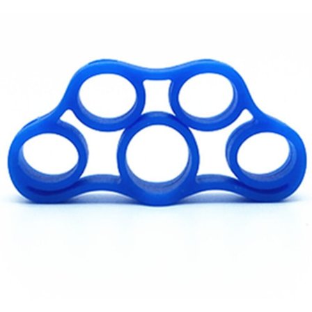 Kunglig blå silikonfingerträningspuller mus handfingerövningstränare