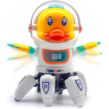 Musikalisk interaktiv anka leksak elektrisk leksak med ljus och ljud, Dan