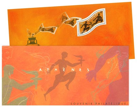 Frankrig 2004 - Miniark i folder YT 2 - Postfrisk