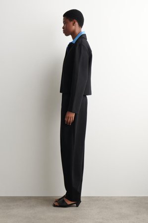 COS Women's Pantaloni A Tulipano In Jersey in Nero