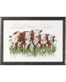 Broderikit Billede Køer - Permin