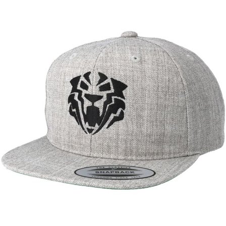 Kiddo Cap - Grå snapback Keps - Kids Tiger Black Grey Kids Snapback @ Hatstore
