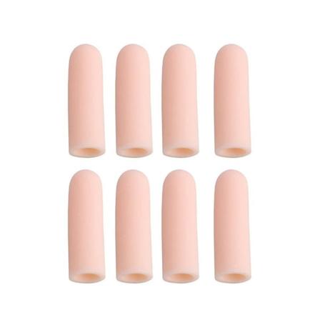 8 st Silikon Gel Finger Skyddshölster Separerare Skydd För Att Skydda Sprickig Hud/ Blåsor/ Förhårdnader