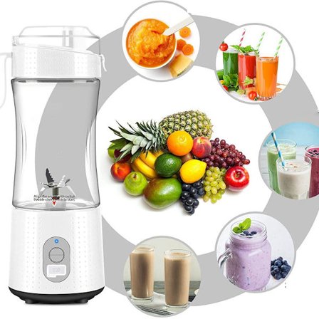 Mini Blender Smoothie Maker, USB Laddningsbar Bärbar Blender, Stativblandare