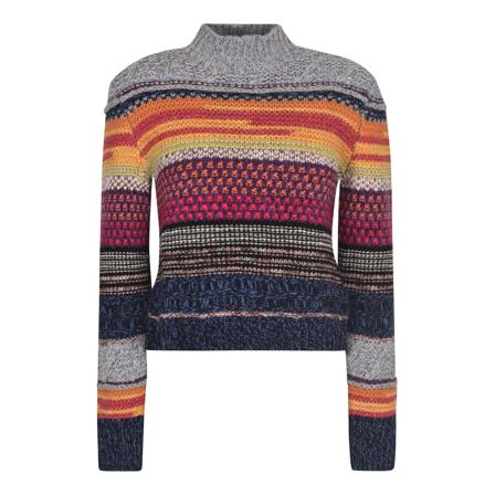Chloé, Turtleneck Szary, Kobieta, Rozmiar: S