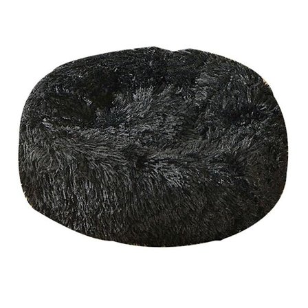 50cm Katteseng Smuk Dyreseng, Dyreseng Plys Sort KLB