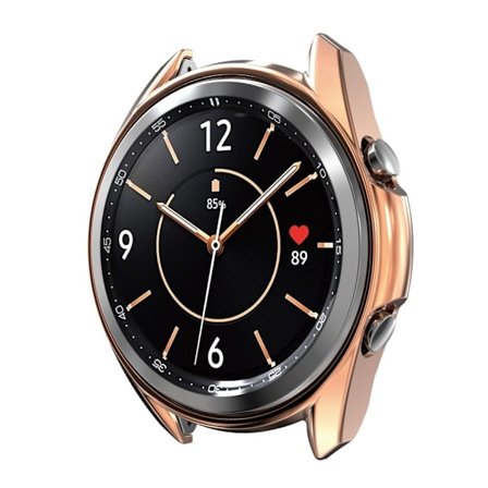 Samsung Galaxy Watch 3 (41mm) galvanoitu suojus - Ruusukulta